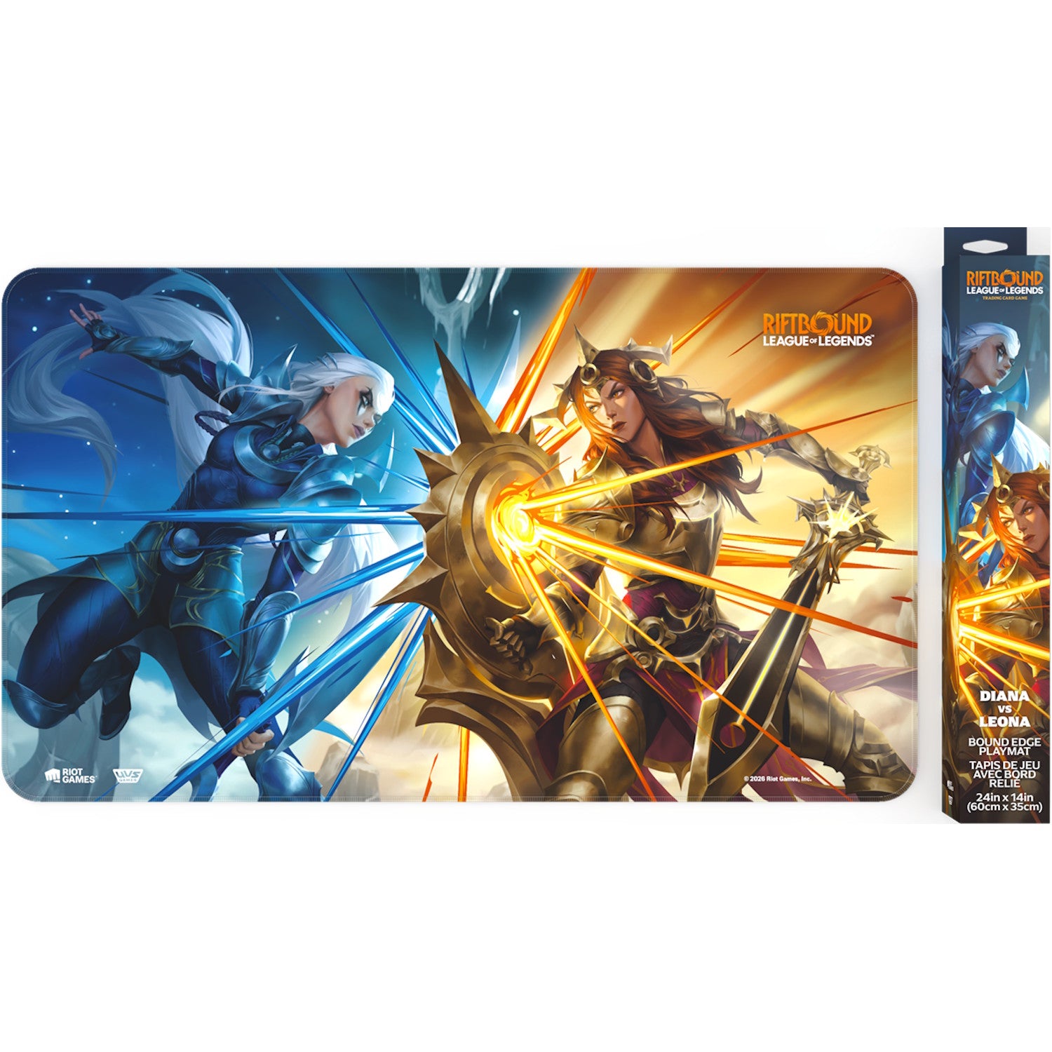 Riftbound League of Legends TCG: Vendetta Playmat #3 (Diana vs Leona) Card Game Accessories UVS Games