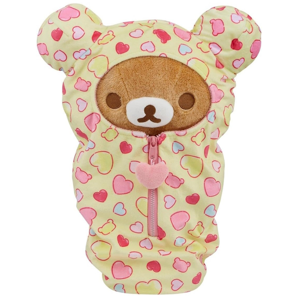Rilakkuma San-X Original: Hearts Sleeping Bag Plush Plushies Rilakkuma