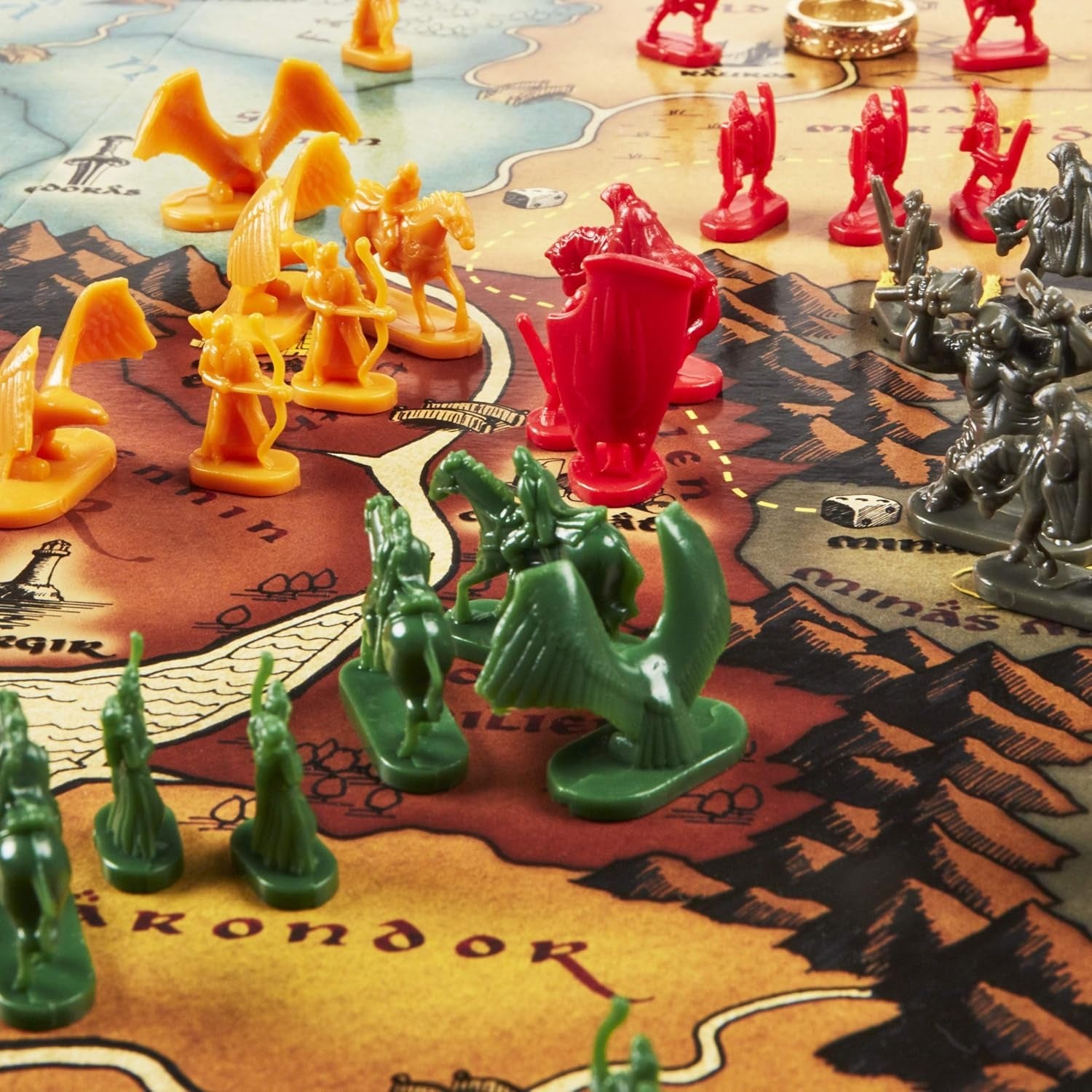 Risk: Lord of the Rings Trilogy Edition [Board Game, 2-4 Players] Board Game Hasbro