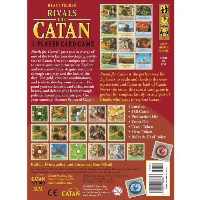Rivals for Catan [Board Games, 2 Player] Board Game Catan Studios   