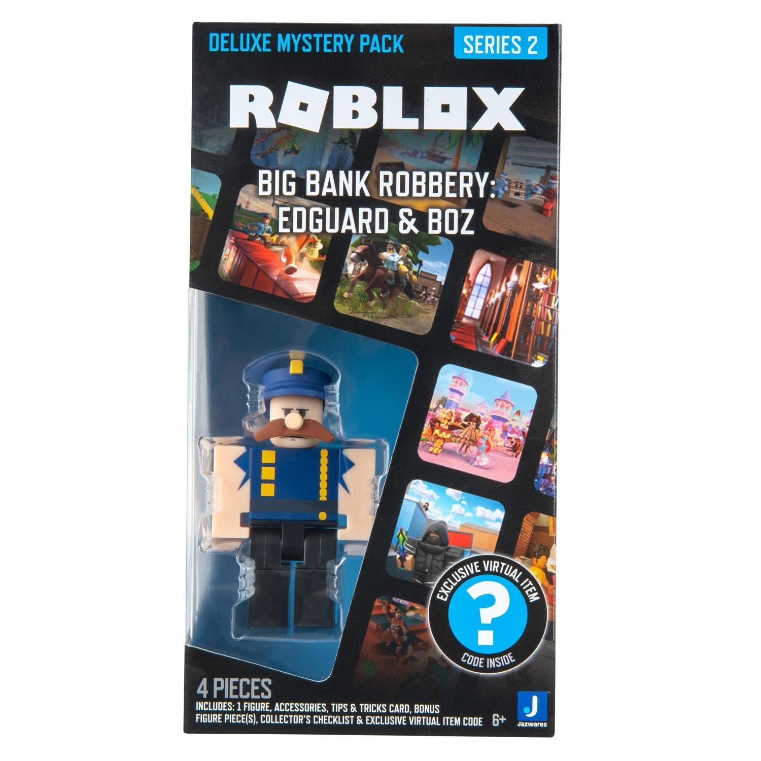 Roblox: Deluxe Mystery Pack Series 2 - Big Bank Robbery Edguard and Boz Toys & Games Jazwares