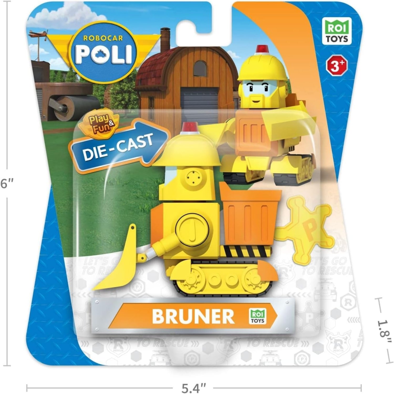 Robocar Poli: Play and Fun Die Cast Car - [Bruner] Toys & Games ROI Visual