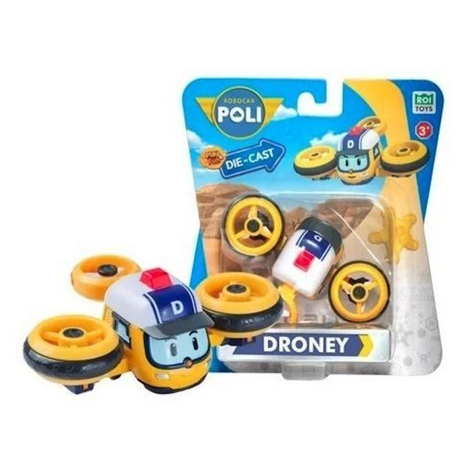 Robocar Poli: Play and Fun Die Cast Car - [Droney] Toys & Games ROI Visual