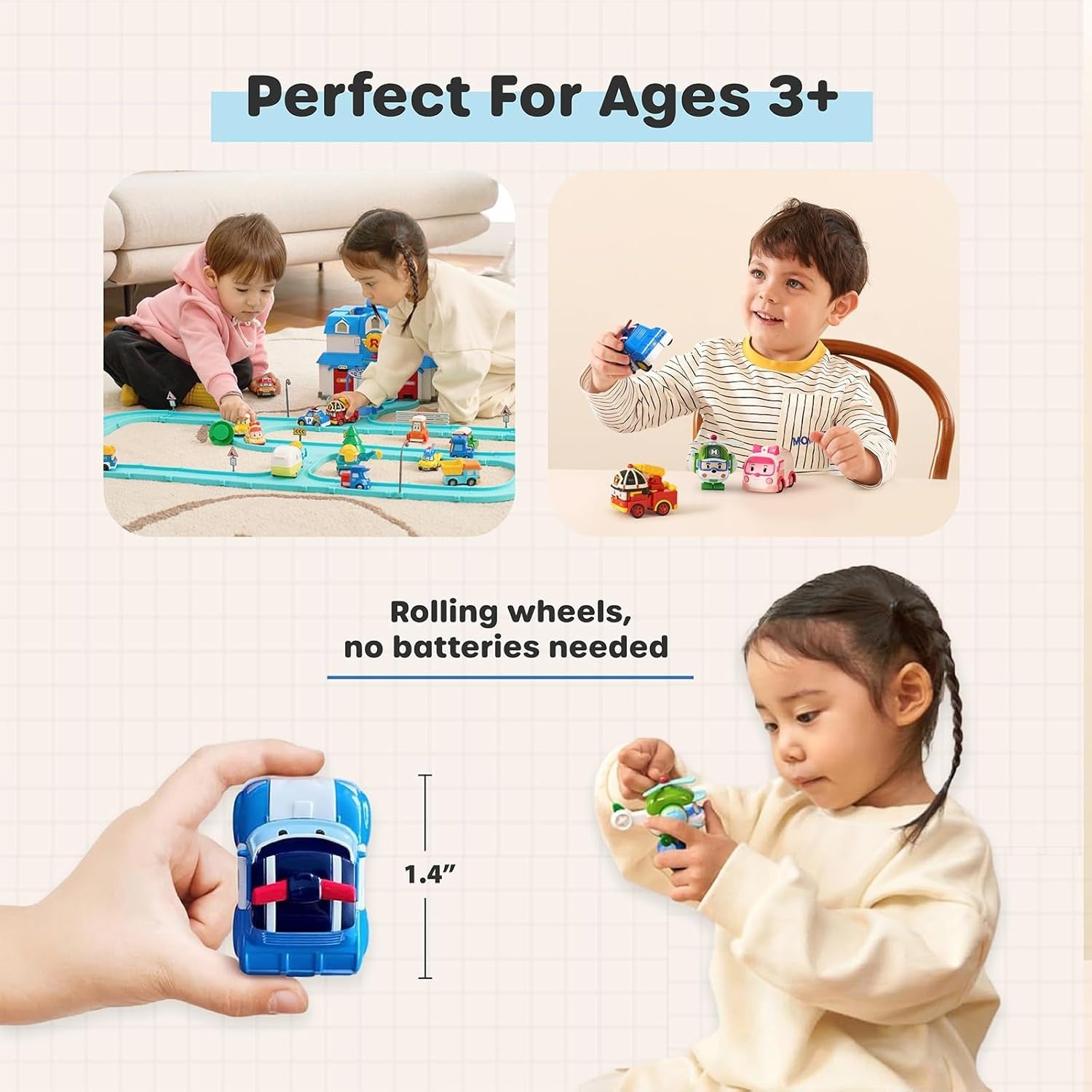 Robocar Poli: Play and Fun Die Cast Car - [Dump] Toys & Games ROI Visual