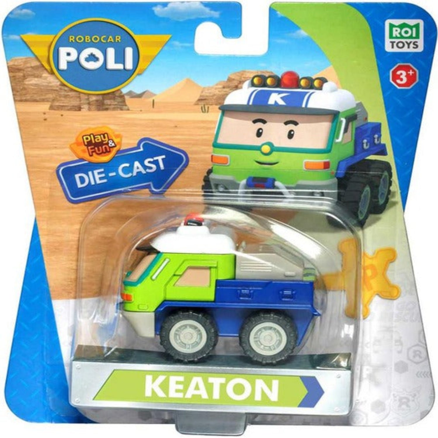 Robocar Poli: Play and Fun Die Cast Car - [Keaton] Toys & Games ROI Visual