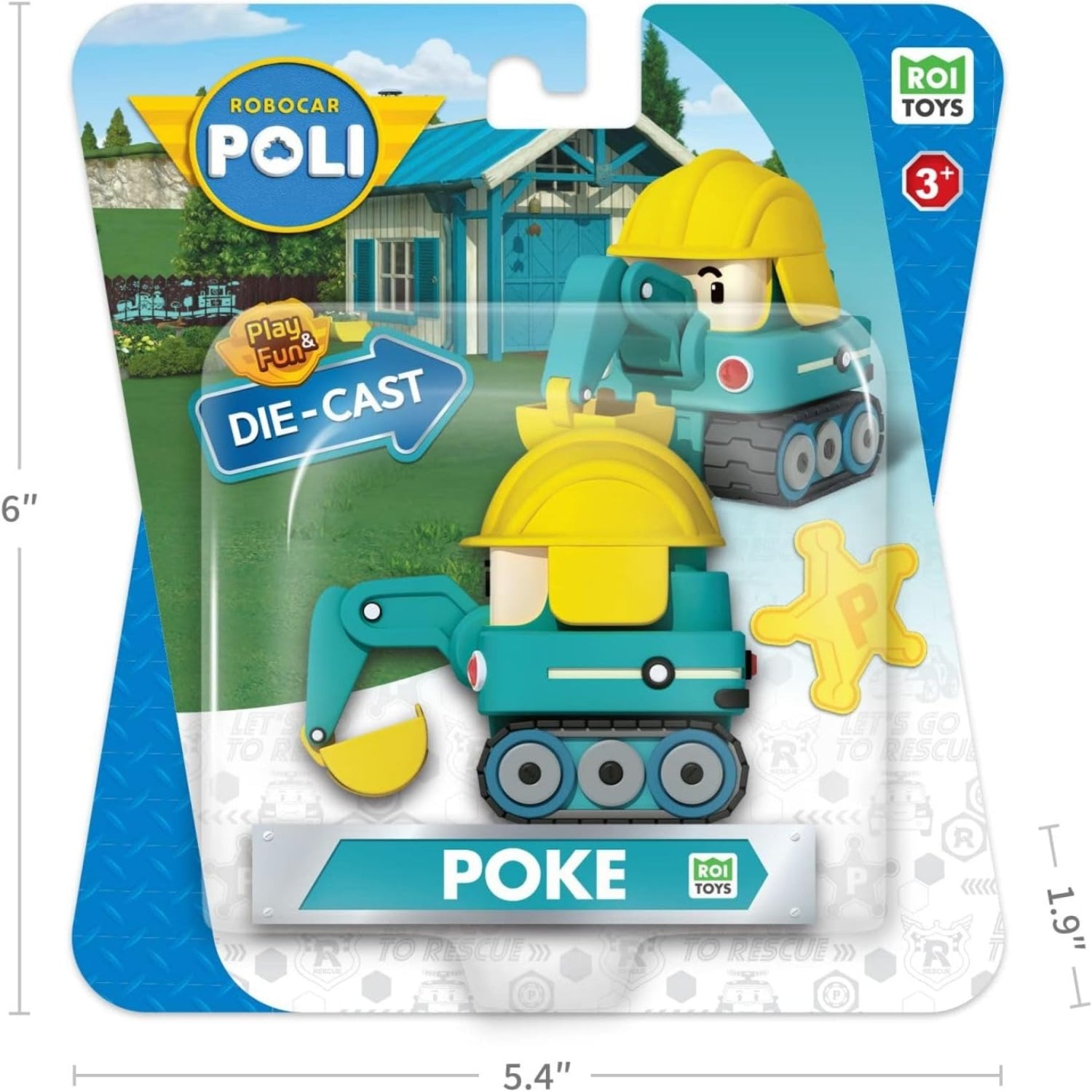 Robocar Poli: Play and Fun Die Cast Car - [Poke] Toys & Games ROI Visual
