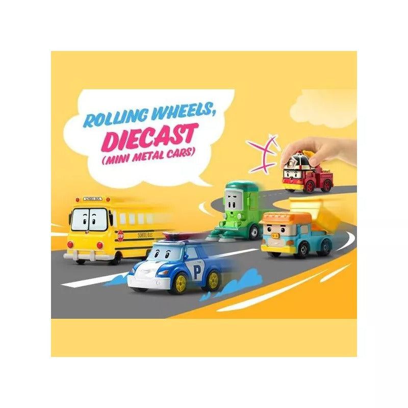 Robocar Poli: Play and Fun Die Cast Car - [School B] Toys & Games ROI Visual