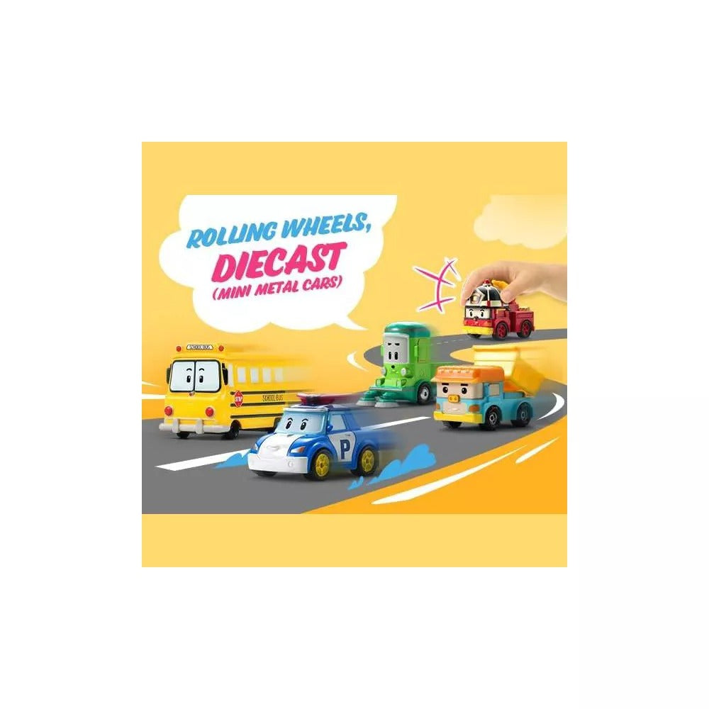 Robocar Poli: Play and Fun Die Cast Car - [School B] Toys & Games ROI Visual