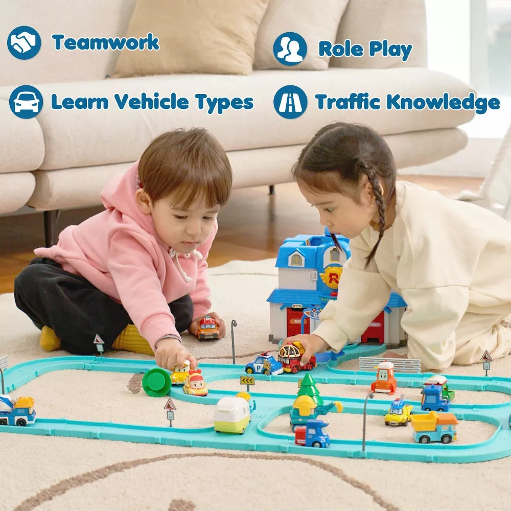 Robocar Poli: Play and Fun Die Cast Car - [School B] Toys & Games ROI Visual