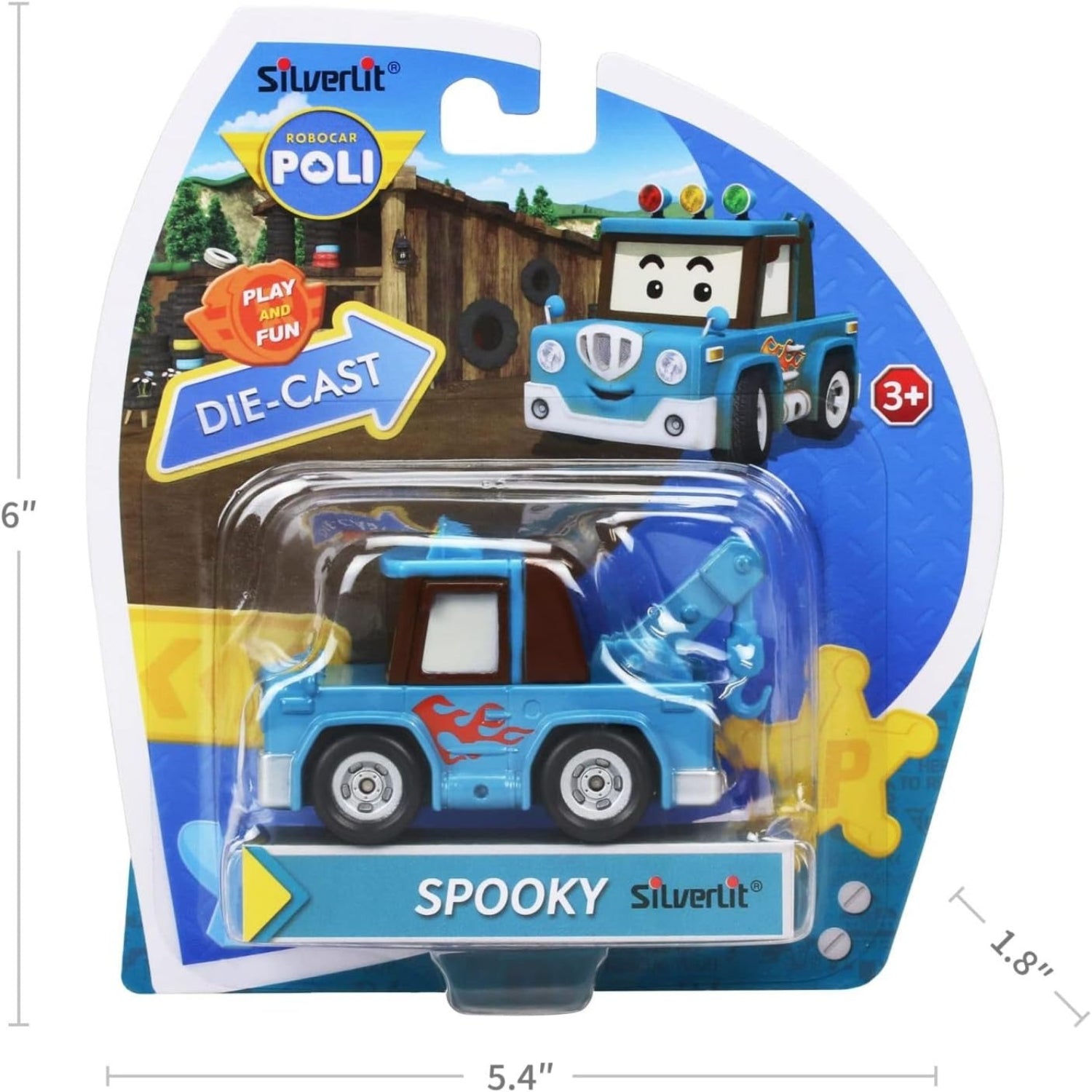 Robocar Poli: Play and Fun Die Cast Car - [Spooky] Toys & Games ROI Visual