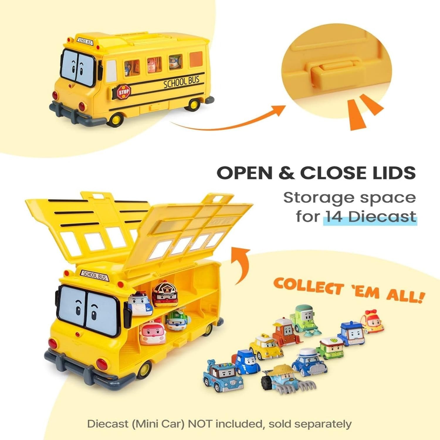 Robocar Poli: School B Storage Case Toys & Games ROI Visual