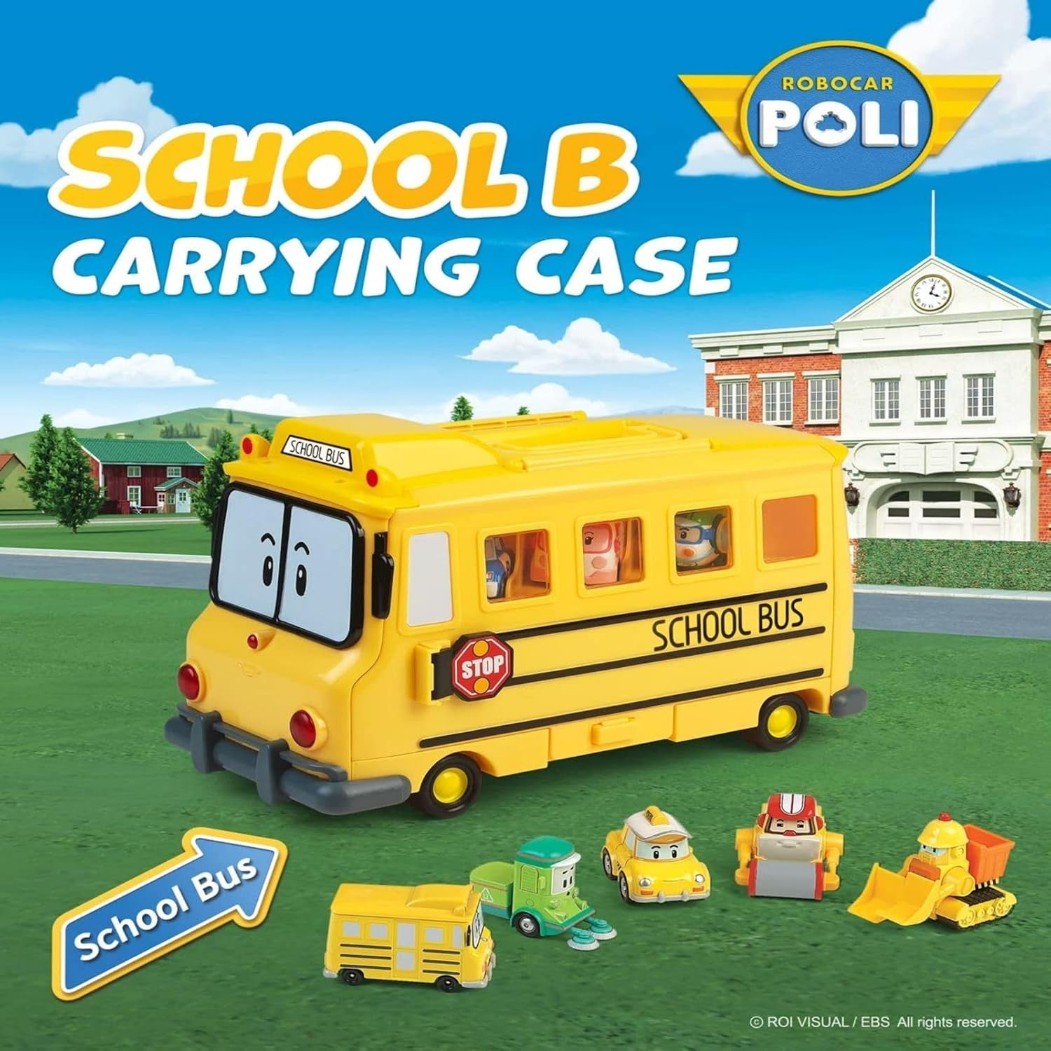 Robocar Poli: School B Storage Case Toys & Games ROI Visual