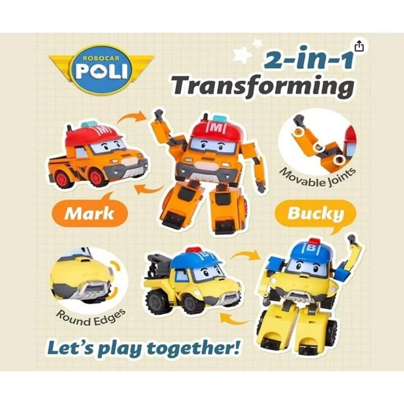 Robocar Poli: Transforming Robot [Mark] Toys & Games ROI Visual