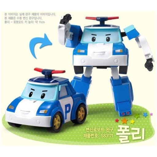 Robocar Poli: Transforming Robot - [Poli 4" Inch] Toys & Games ROI Visual