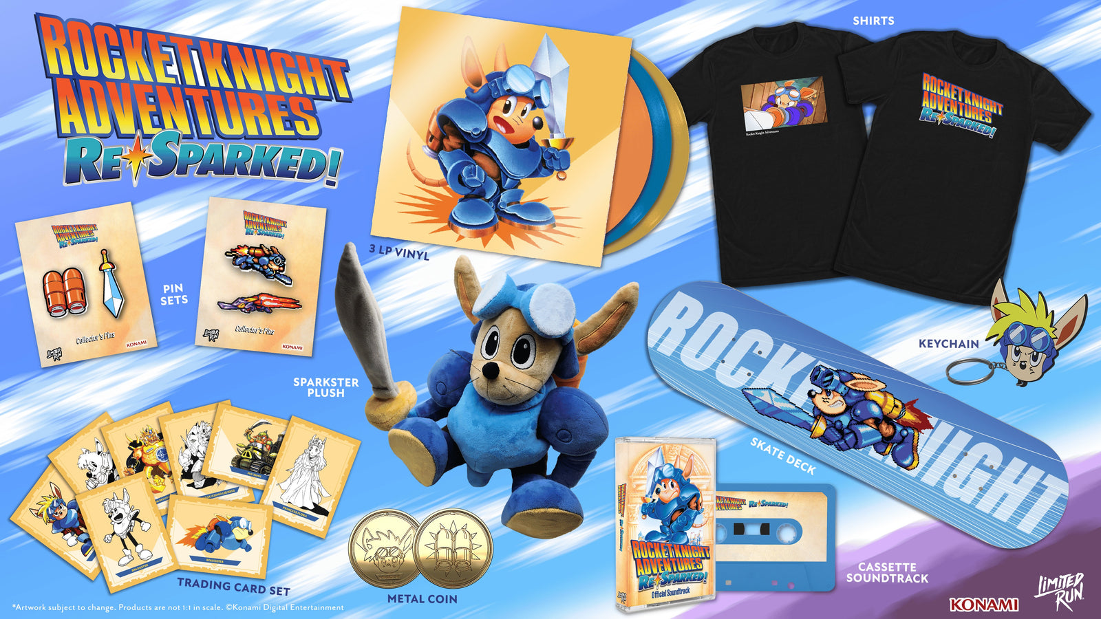 Rocket Knight Adventures: Re-Sparked - Vinyl Soundtrack [Audio Vinyl] Audio CD/Vinyl Limited Run Games