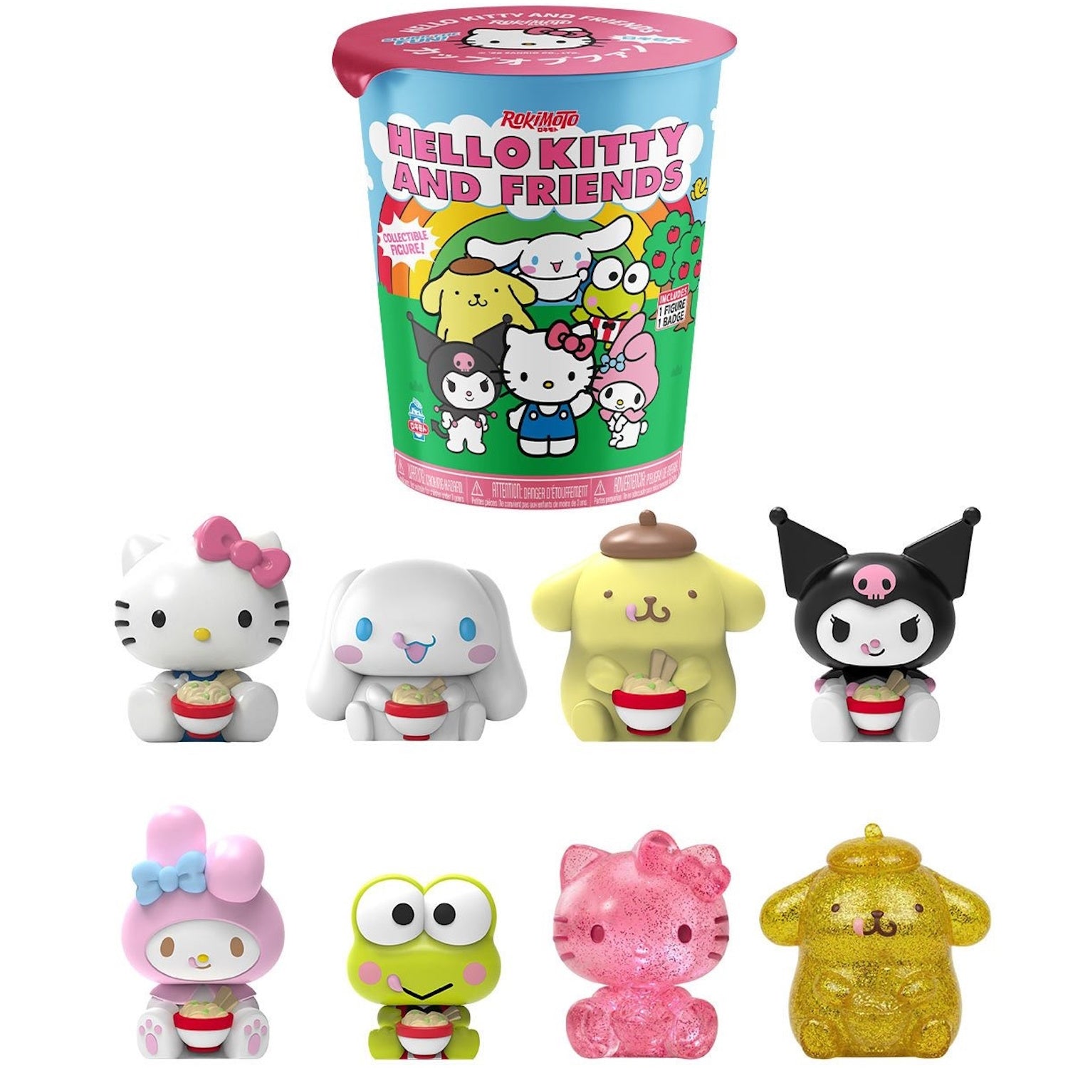 Rokimoto: Cup of Fun - Hello Kitty and Friends Series 1 - 1 Random Figure Toys & Games Rokimoto