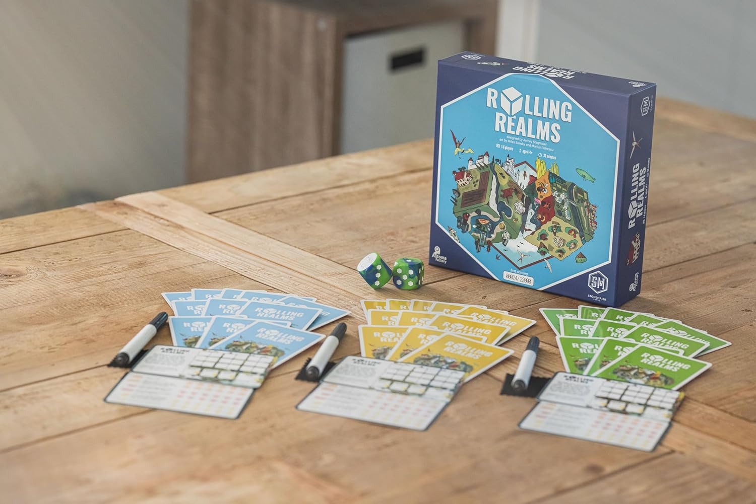 Rolling Realms [Board Game, 1-6 Players] Board Game Stonemaier Games
