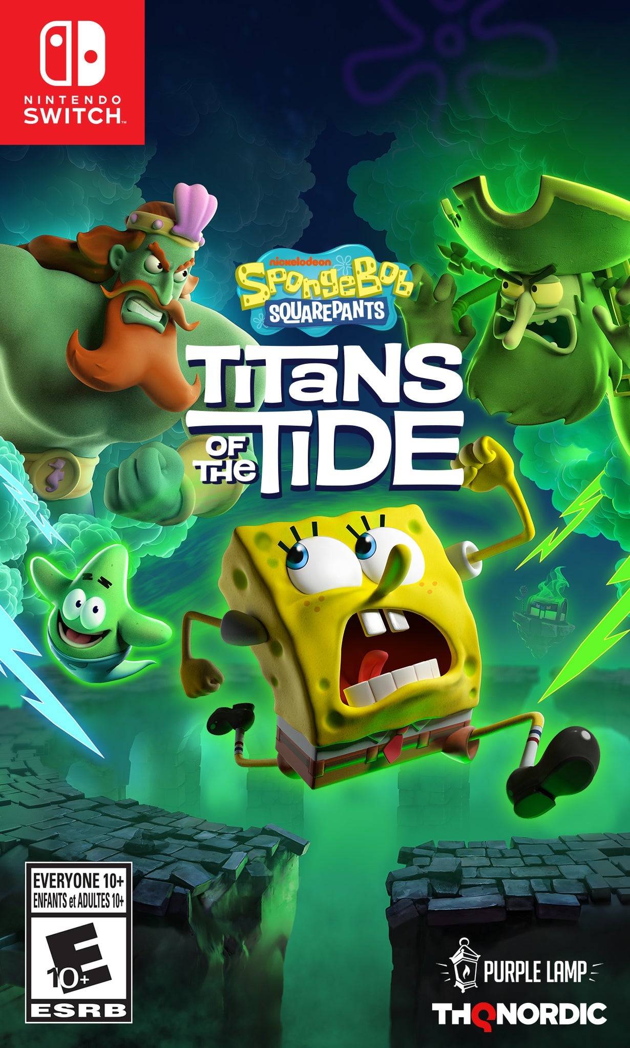 Spongebob Squarepants: Titans of the Tide [Nintendo Switch] Nintendo Switch Video Game THQ