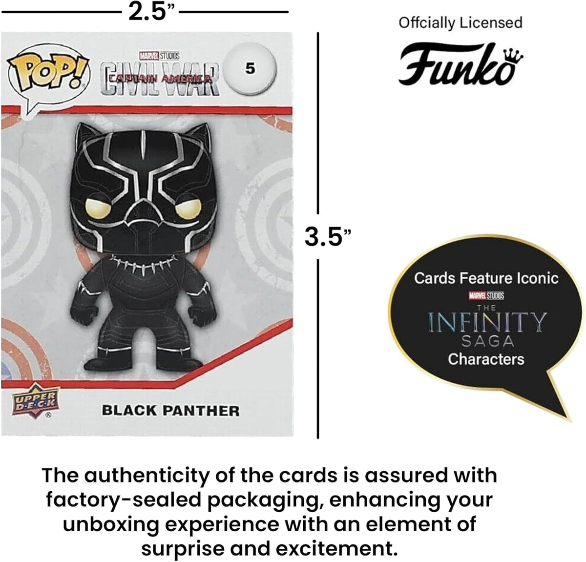 SDCC 2023 Upper Deck Funko Pop Marvel Infinity Saga Card Game Upper Deck