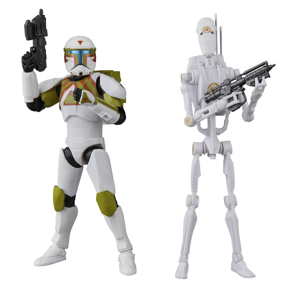 STAR WARS The Black Series Clone Commando Urban Fighter & B1 Battle Droid Training Battlefront II 6" Action Figures Toys & Games Hasbro