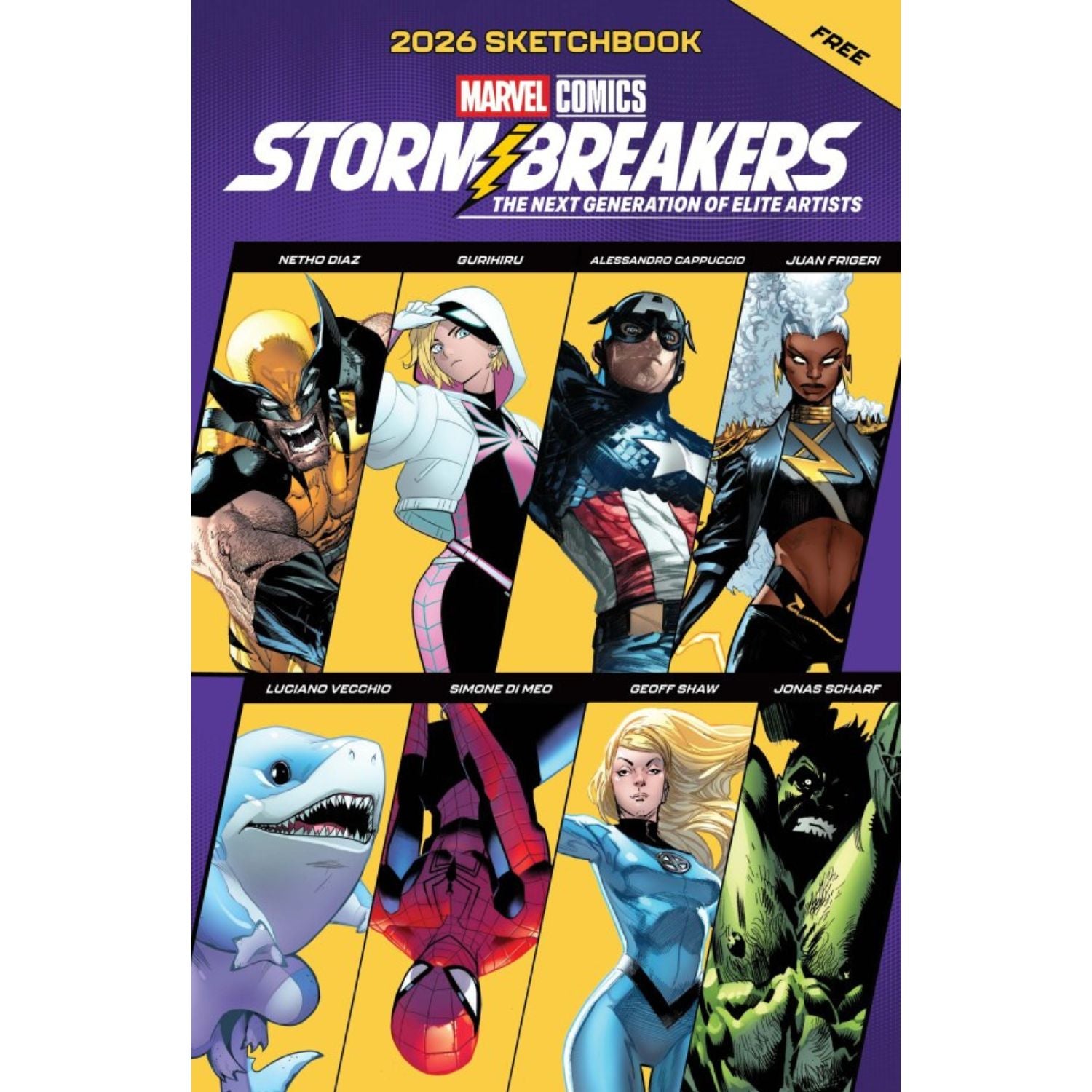 Stormbreakers Sketchbook 2026: [Various] 2026 Comics Marvel Comics