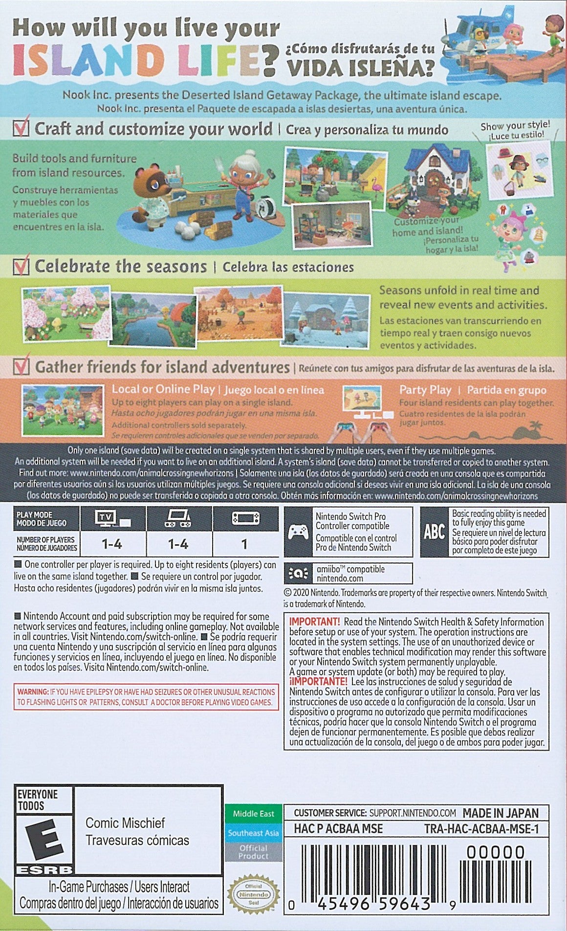 Animal Crossing: New Horizons [Nintendo Switch] Nintendo Switch Video Game Nintendo