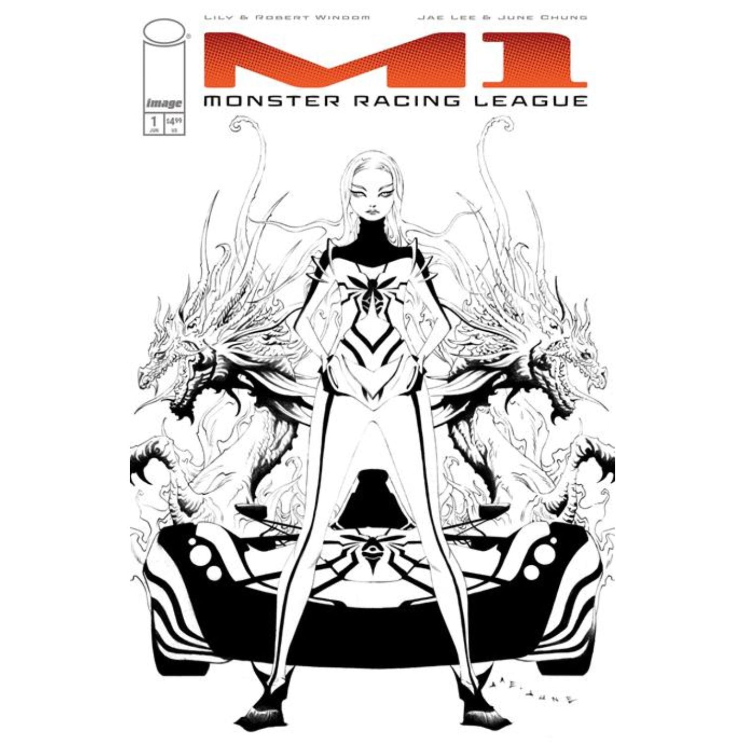 M1 Monster Racing League: #1 [Jae Lee CVR E - 1:50] 2026 Comics Image Comics