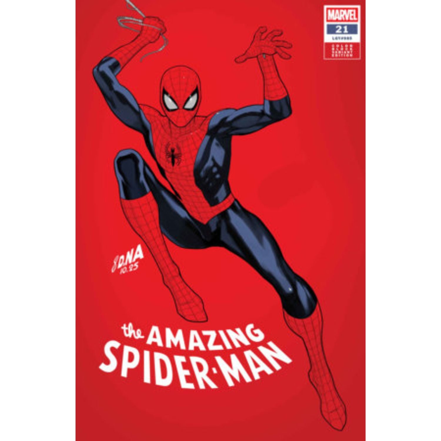 Amazing Spider-Man: #21 [David Nakayama Color Block Red CVR C] 2025 Comics Marvel Comics