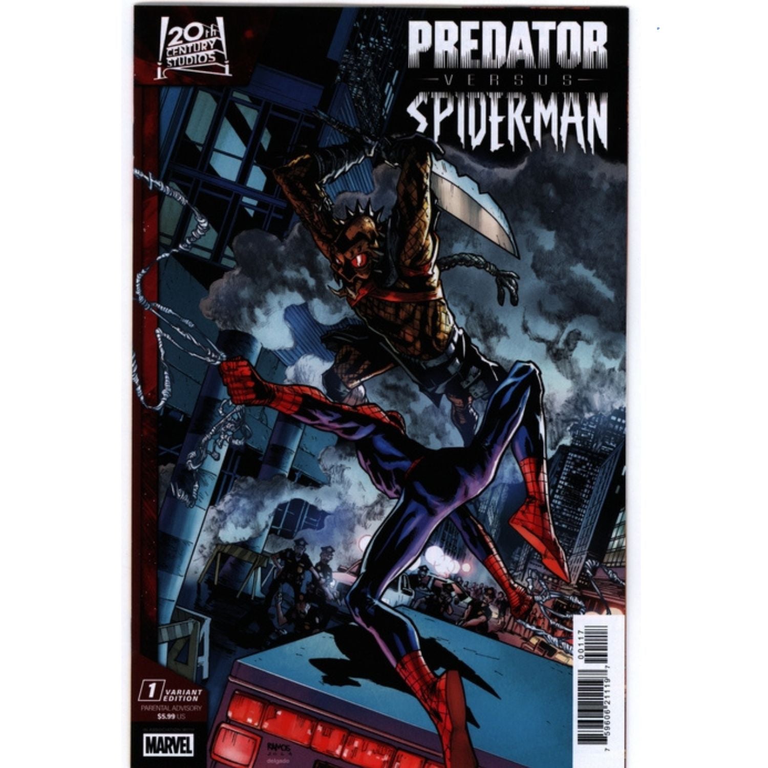 Predator VS Spider-Man: #1 [Humberto Ramos CVR F - 1:25] 2025 Comics Marvel Comics