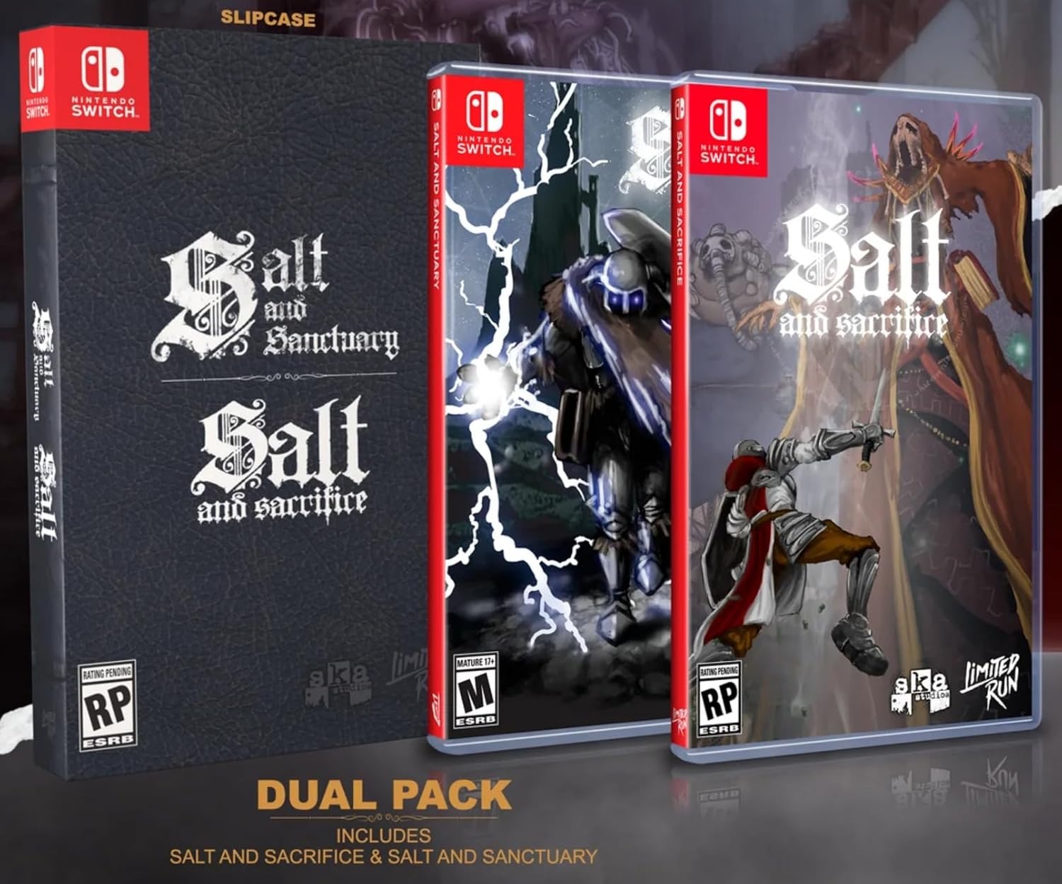 Salt and Sacrifice + Sanctuary Dual Pack - Limited Run #281 [Nintendo Switch] Nintendo Switch Video Game Limited Run Games
