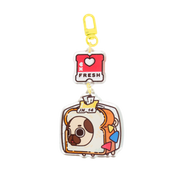 Puglie: Fresh Bread Puglie Acrylic Keychain Accessory Puglie