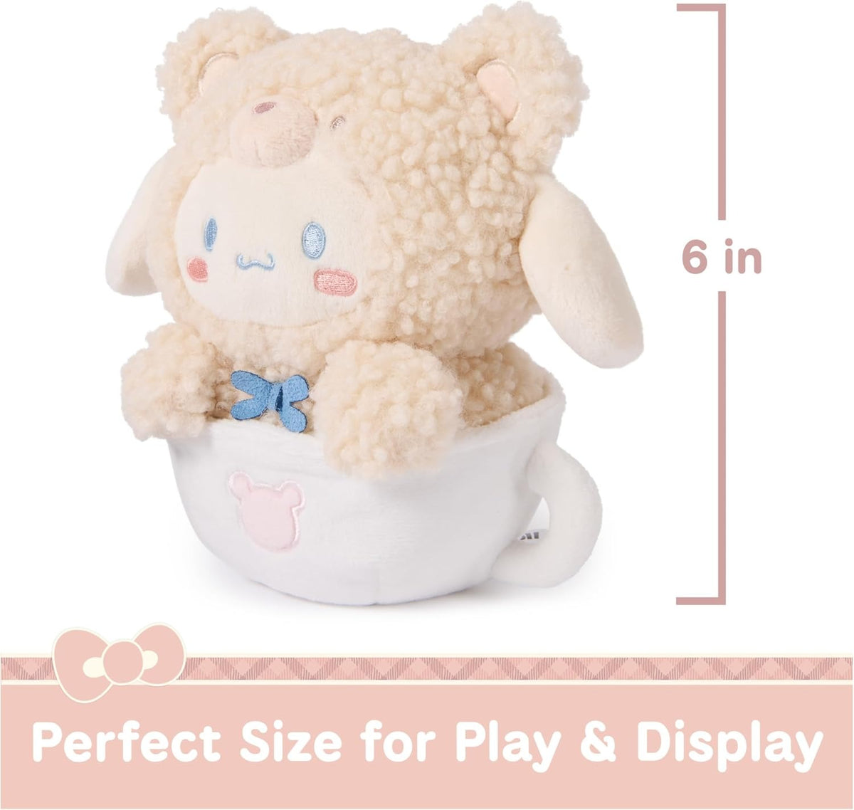Sanrio: Hello Kitty and Friends - Cinnamoroll Café Latte Teddy Bear Plush Toys & Games GUND