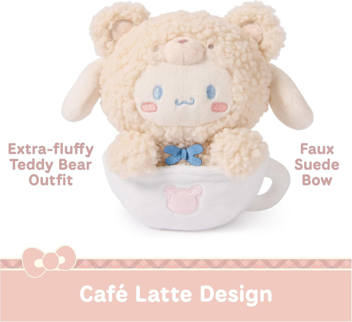 Sanrio: Hello Kitty and Friends - Cinnamoroll Café Latte Teddy Bear Plush Toys & Games GUND