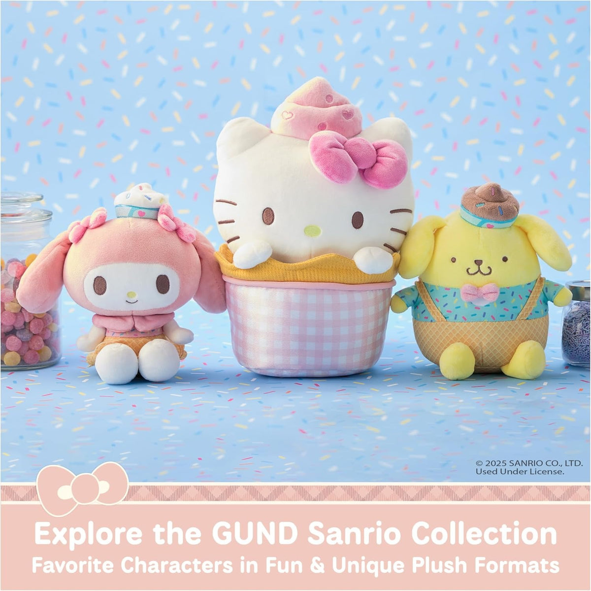 Sanrio: Hello Kitty and Friends - Cinnamoroll Café Latte Teddy Bear Plush Toys & Games GUND