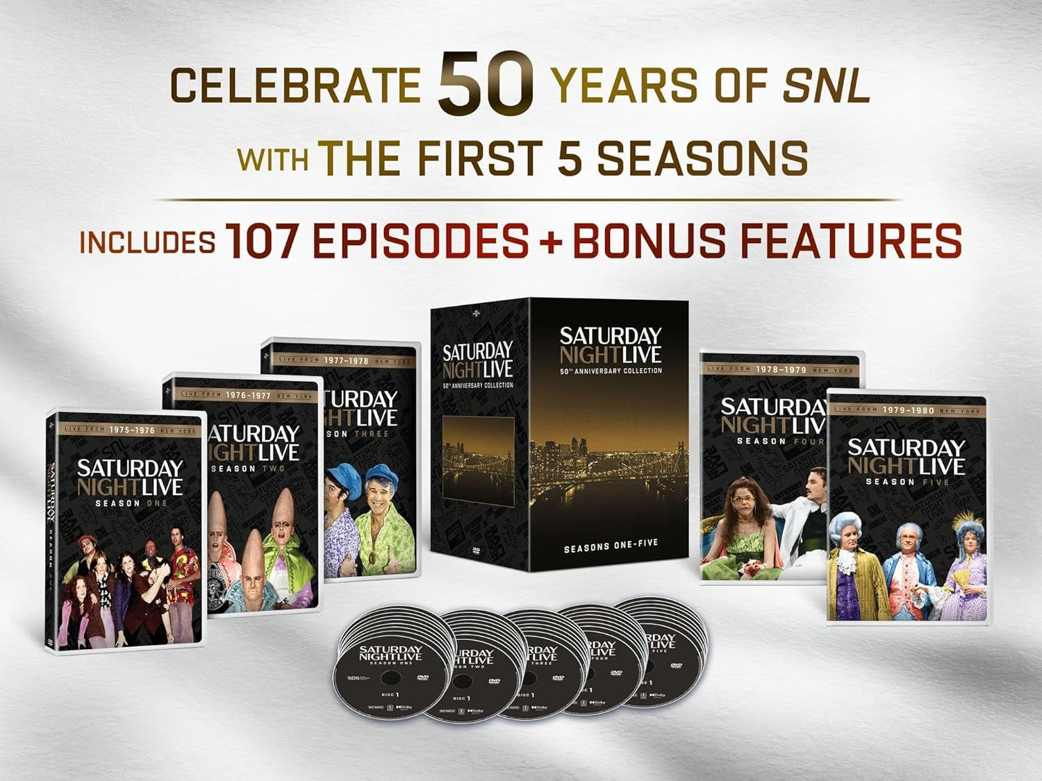 Saturday Night Live 50th Anniversary Collection - Season 1-5 [DVD] DVD Box Set / Series Broadway Video
