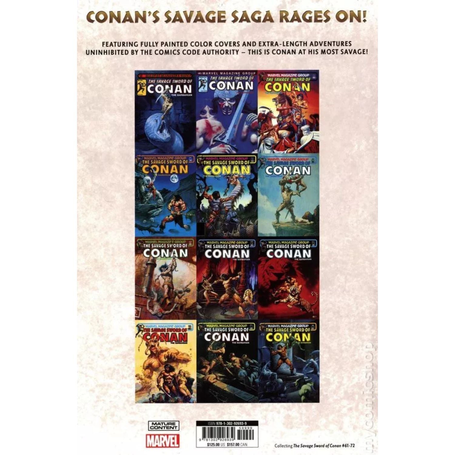 Savage Sword of Conan The Original Marvel Years Omnibus HC: Vol 5 [Mattingly CVR B] Comics Marvel Comics