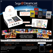 Sega Dreamcast Trading Cards Hobby Box - 4 Packs Memorabilia Limited Run Games
