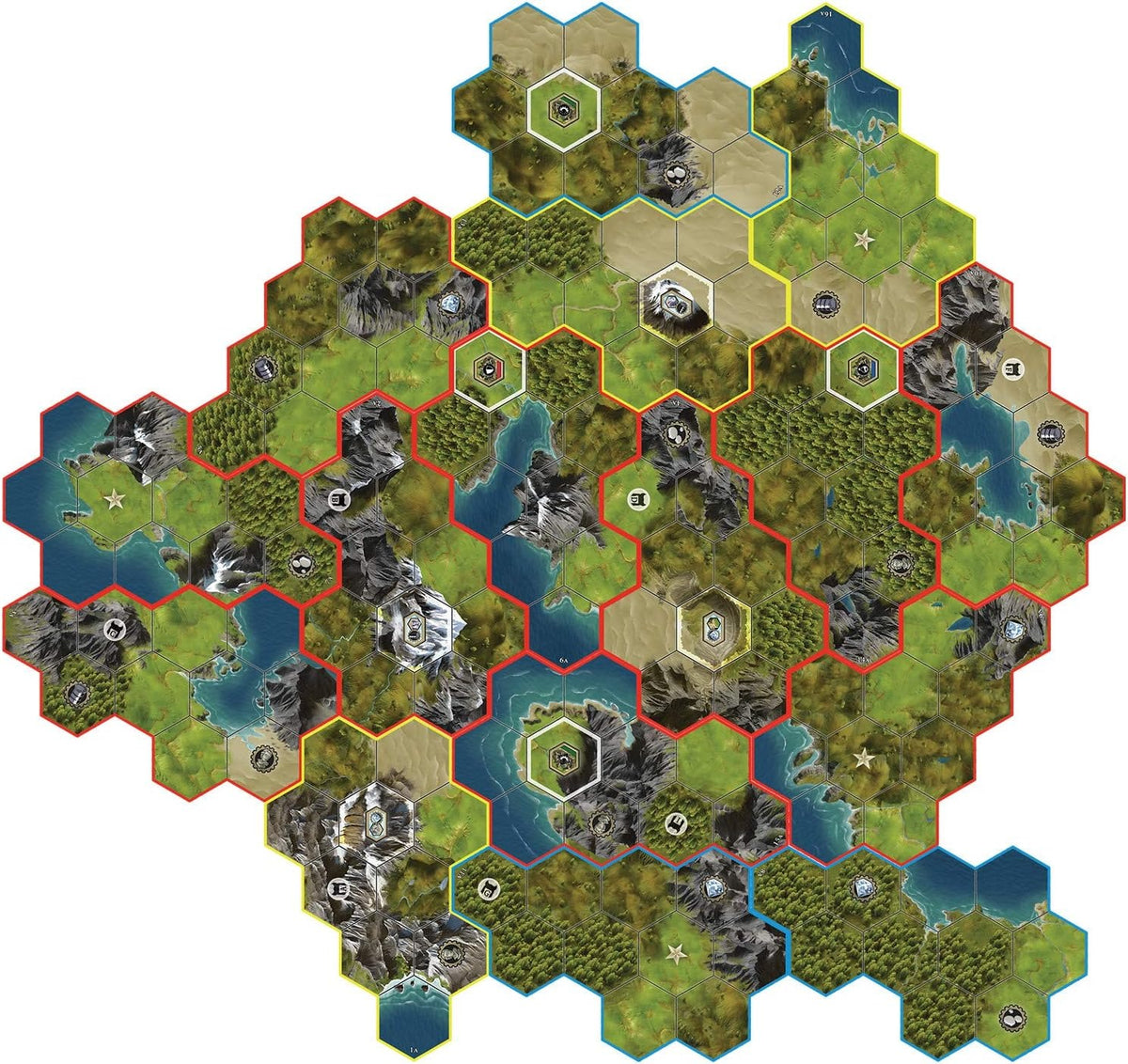 Sid Meier’s Civilization: A New Dawn [Board Game, 2-4 Players] Board Game Fantasy Flight