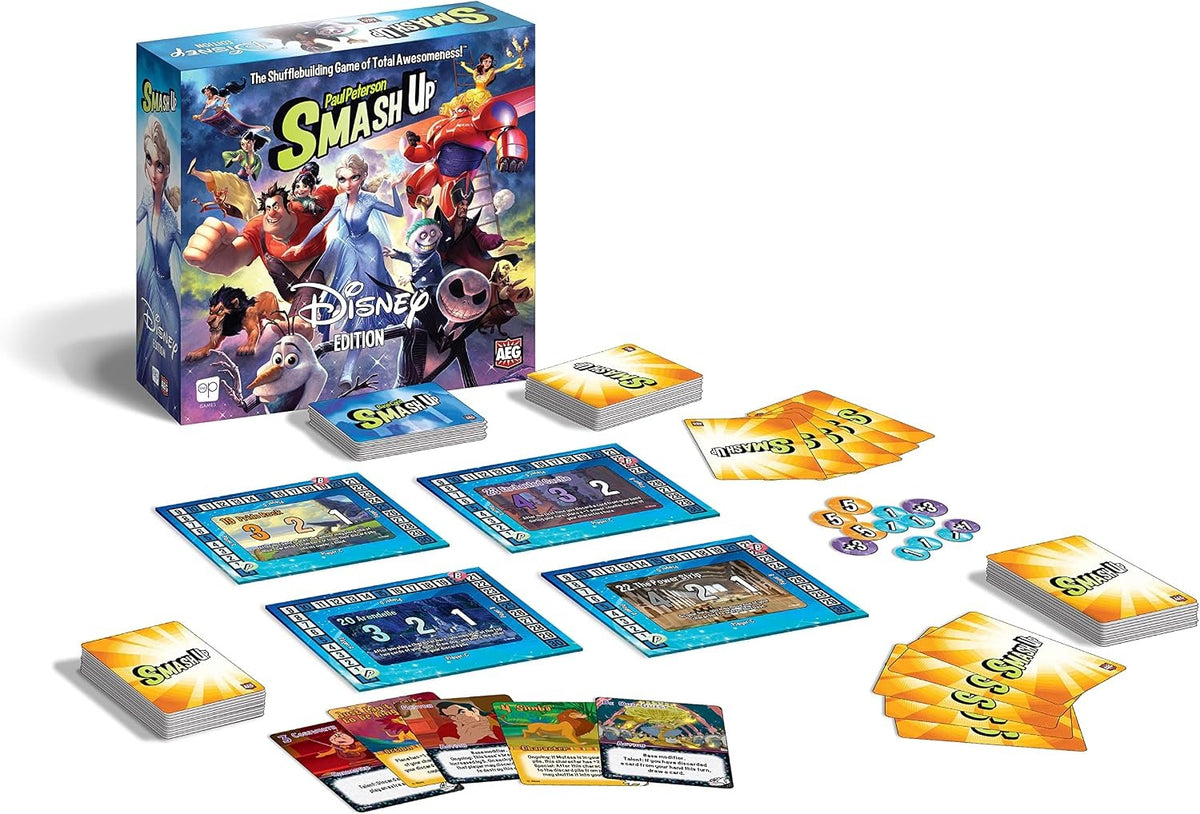 Smash Up Disney [Board Game, 2-4 Players] Board Game OPGames
