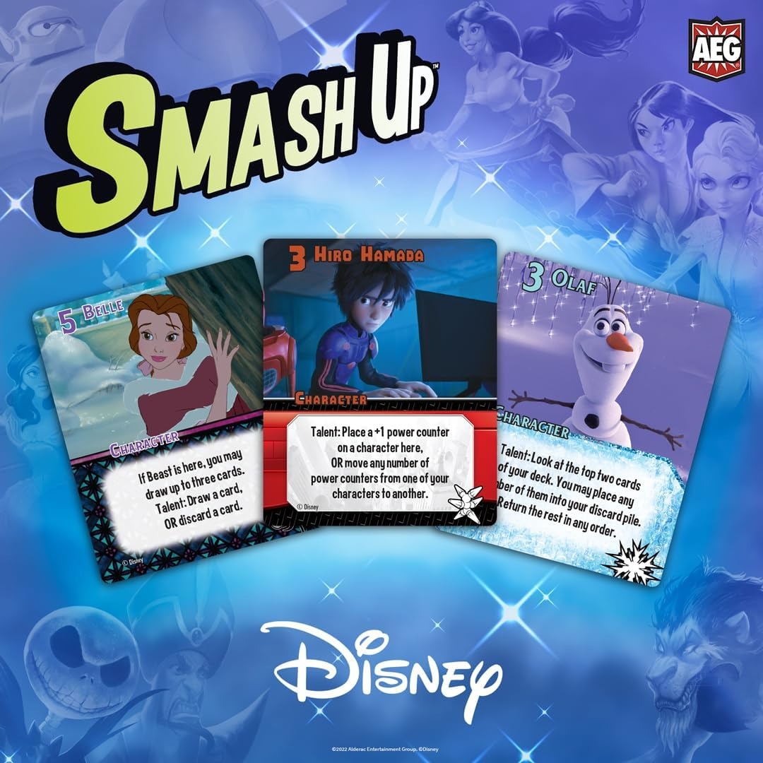 Smash Up Disney [Board Game, 2-4 Players] Board Game OPGames