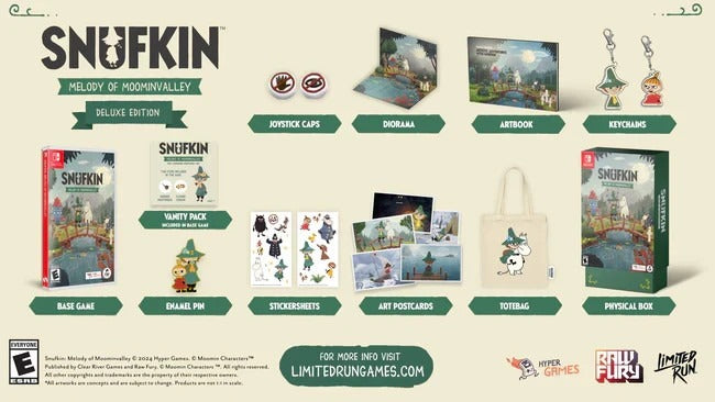 Snufkin: Melody of Moominvalley Deluxe Edition [Nintendo Switch] Nintendo Switch Collector Limited Run Games