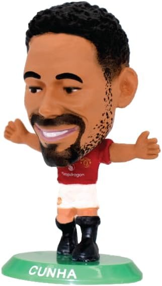 SoccerStarz: Man United - Matheus Cunha - Home Kit Toys & Games Soccerstarz