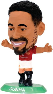 SoccerStarz: Man United - Matheus Cunha - Home Kit Toys & Games Soccerstarz