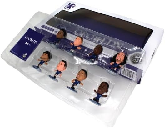 Soccerstarz: Chelsea 8 Figure Team Pack - 2025/2026 Version Classic Kit Toys & Games Soccerstarz