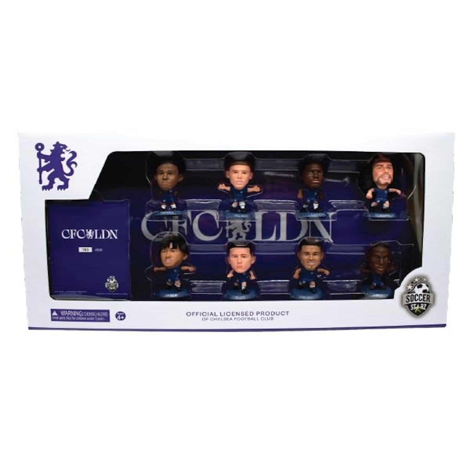 Soccerstarz: Chelsea 8 Figure Team Pack - 2025/2026 Version Classic Kit Toys & Games Soccerstarz