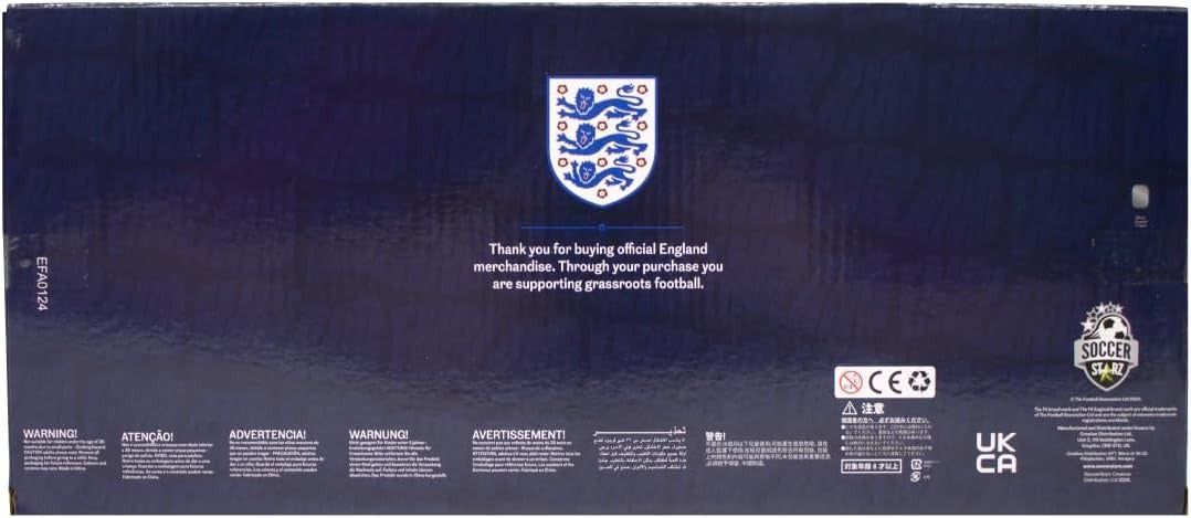 SoccerStarz: England Team Pack 11 - 2024 Version Figures Toys & Games Soccerstarz