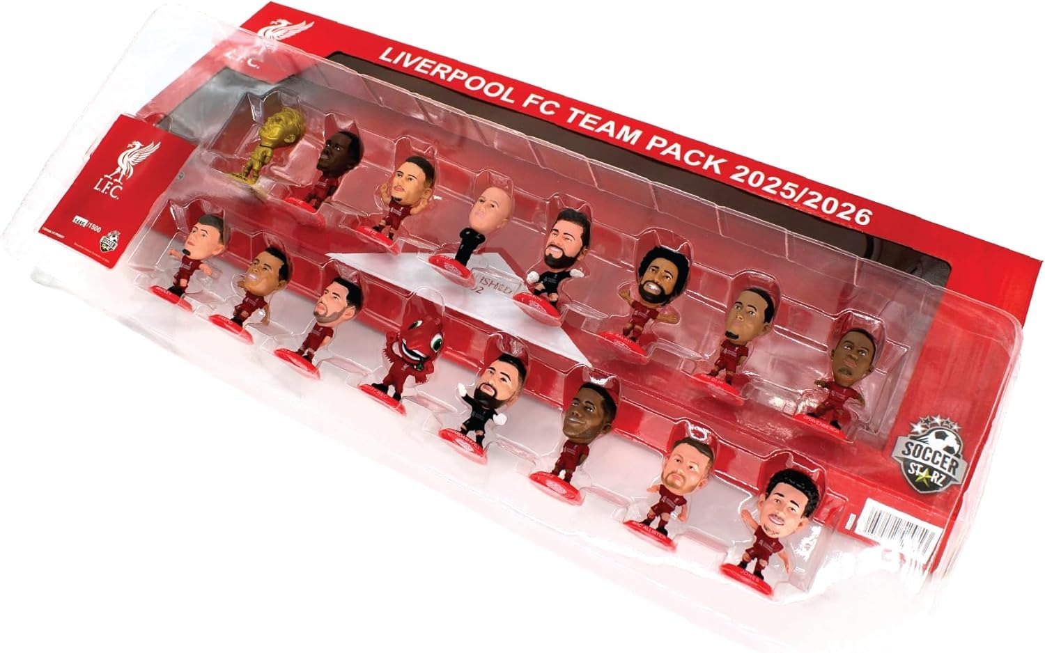 Soccerstarz: Liverpool 16 Figure Team Pack - 2025/2026 Version Toys & Games Soccerstarz