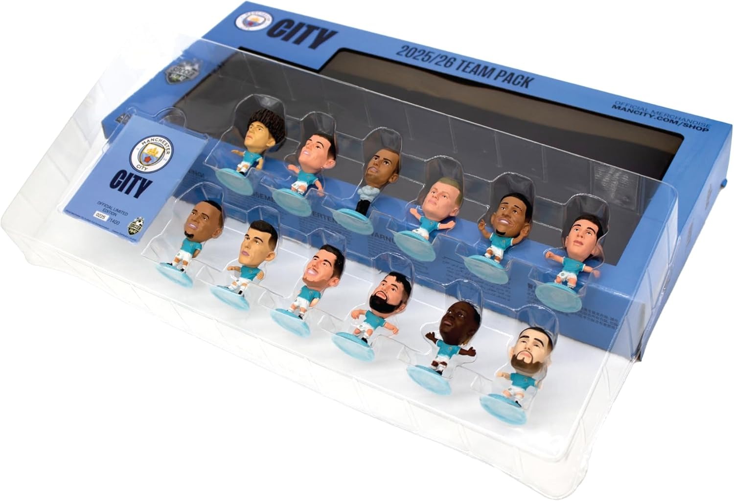 Soccerstarz: Man City Team 12 Pack - 2025 Version Figures Toys & Games Soccerstarz
