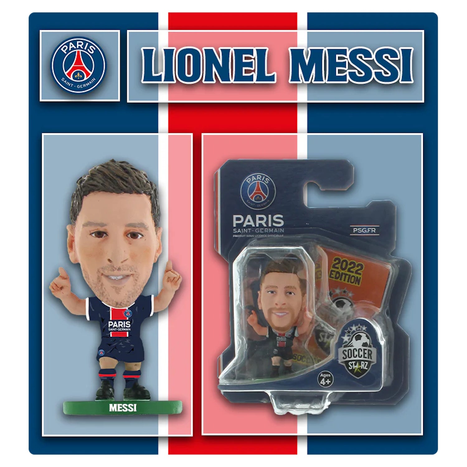 SoccerStarz: Paris Saint-Germain - Lionel Messi Figurine Toys & Games Soccerstarz