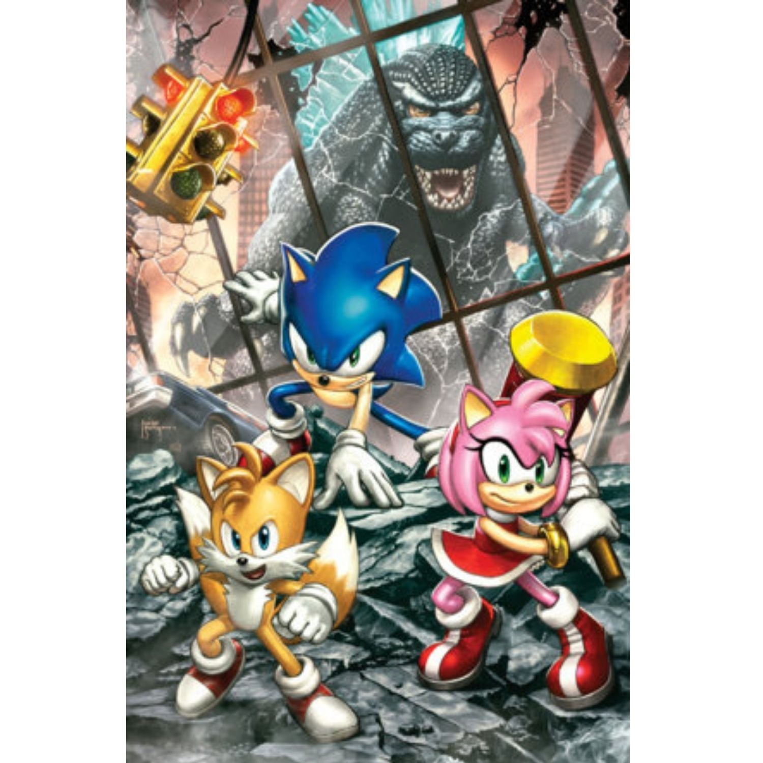 Sonic the Hedgehog x Godzilla: #1[Mico Suayan - 1:75] 2026 Comics IDW Publishing